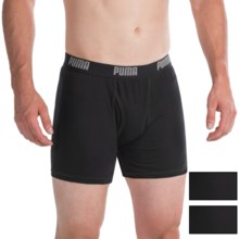 39%OFF メンズブリーフ プーマ吸湿発散性コットンボクサーブリーフ - 3パック（男性用） Puma Moisture-Wicking Cotton Boxer Briefs - 3-Pack (For Men)画像